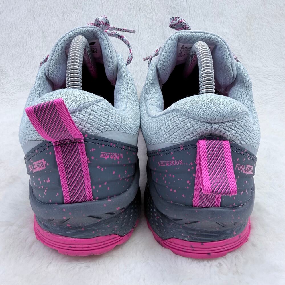New Balance FuelCore Nitrel V1 Womens Trail Running Shoes Gray Pink Size 9 - Picture 4 of 10